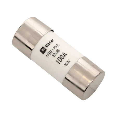 Плавкая вставка цилиндрическая ПВЦ (22х58) 100А EKF PROxima pvc-22x58-100