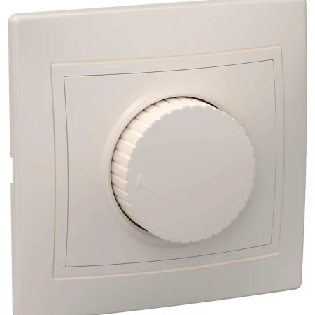 KVARTA Светорегулятор поворотный 400Вт ВСР10-1-0-ККм кремовый IEK EDK10-K33-03-DM