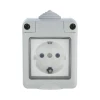 Коробка для открытого монтажа LK Studio LK45 с панелью серый 855003-1 Коробка для открытого монтажа LK Studio LK45 с панелью серый 855003-1
