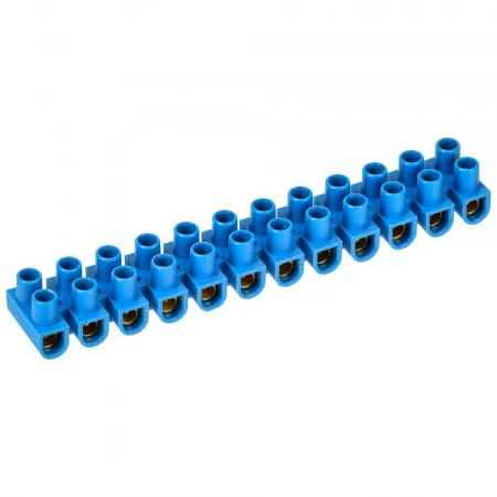 Зажим винтовой ЗВИ-20 н/г 4-10мм2 (2шт/блистер) синие IEK UZV6-020-06-2