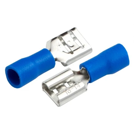 Разъем General РпИм 2-5-0,8 (плоский) "мама" GRIM-2-5,6-50 Синий, 50 штук