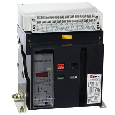 Выключатель автоматический ВА-45 2000/2000 3P+N 50кА стационарный EKF PROxima mccb45-2000-2000-4P