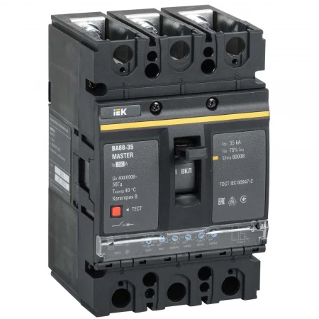 Выключатель автоматический ВА88-35 3Р 250А 35кА MASTER IEK SVA31-3-0250-02