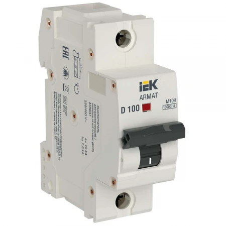 ARMAT Автоматический выключатель M10H 1P D 100A IEK AR-M10H-1-D100