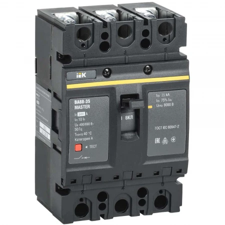 Выключатель автоматический ВА88-35 3Р 200А 35кА MASTER IEK SVA30-3-0200-02