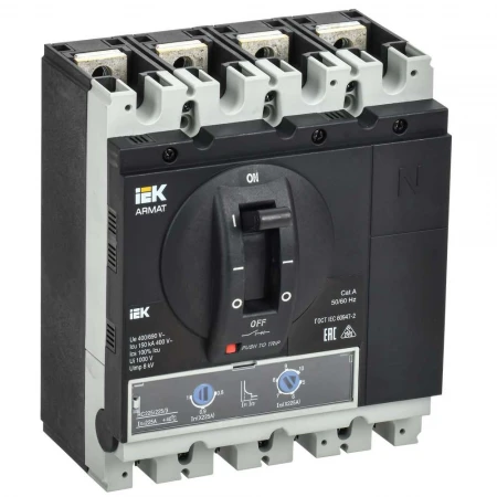 Автоматический выключатель в литом корпусе 4P типоразмер G 150кА 225А IEK AR-MCCB-4G-150-0225A-ATUC