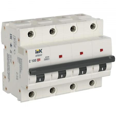 ARMAT Автоматический выключатель M10H 4P C 100A IEK AR-M10H-4-C100