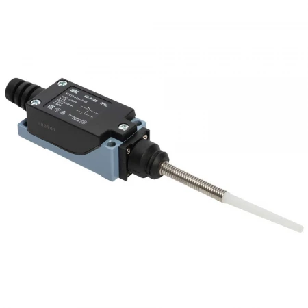 Выключатель концевой КВ-8166 шток пружинный с диэлектриком на отклонение IP65 IEK KKV12-8166-2-65