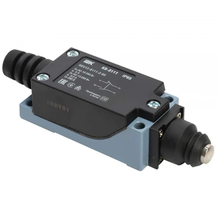 Выключатель концевой КВ-8111 толкатель купольный IP65 IEK KKV12-8111-2-65