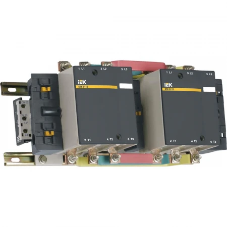 Контактор КТИ-51853 реверс 185А 400В/АС3 IEK KKT53-185-400-10