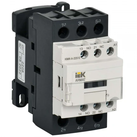 ARMAT Контактор КМИ-А-22512 LC1D 25А 400В/АС3 1NO/1NC IEK AR-ACC-21-025-400-11