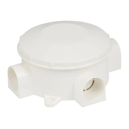 Коробка распаячная КМР-040-040 трехрожковая белая (70х35) EKF PROxima plc-kmr-040-040