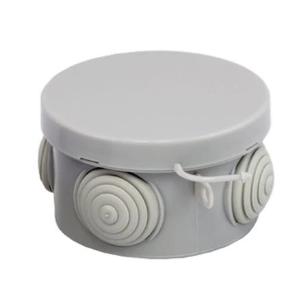 Коробка распаячная КМР-040-038 с крышкой наружная (65х40) 4 мембранных ввода IP54 EKF PROxima plc-kmr-040-038