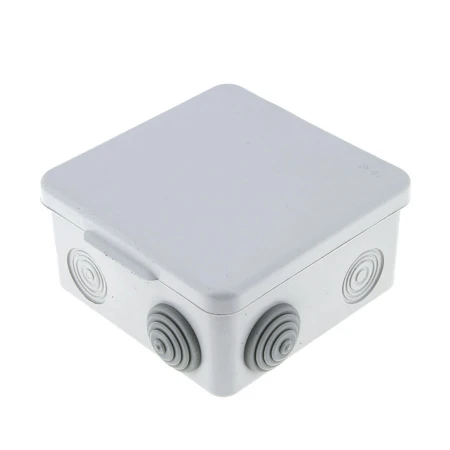 Коробка распаячная КМР-030-031 с крышкой наружная (80х80х50) 7 мембранных вводов IP54 EKF PROxima plc-kmr-030-031