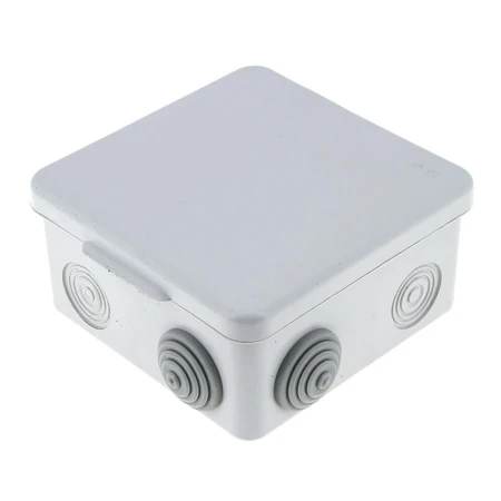 Коробка распаячная КМР-030-014 с крышкой наружная (100х100х55), 8 мембранных вводов IP54 EKF PROxima plc-kmr-030-014