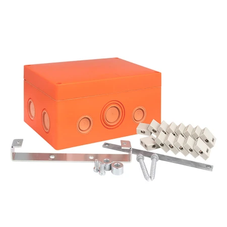 Коробка распаячная огнестойкая (176х126х74) 14 кк/0,5-4мм²/12 мв IP66 EKF PROxima plc-kmrf-176-144