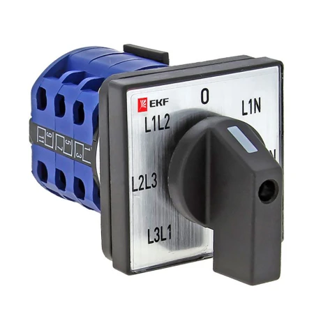 Переключатель кулачковый ПК-1-64 10А для вольтметра EKF PROxima pk-1-64-10