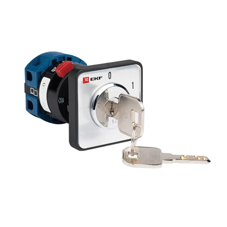 Переключатель кулачковый ПК-1-113 25А 3P «0-1» с ключом EKF PROxima pk-1-113-25