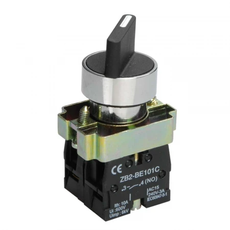 Переключатель LAY5-BD33 на 3 положения "I-O-II" стандартная ручка IEK BSW60-BD-3-K02