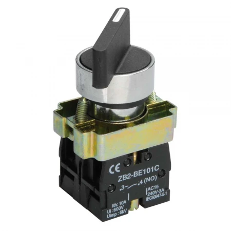 Переключатель LAY5-BJ33 на 3 положения "I-O-II" длинная ручка IEK BSW70-BJ-3-K02