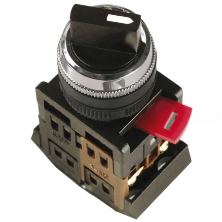 Переключатель АС-22 на 2 фиксированных положения "I-O" 1з+1р IEK BSW10-AC-2-K02