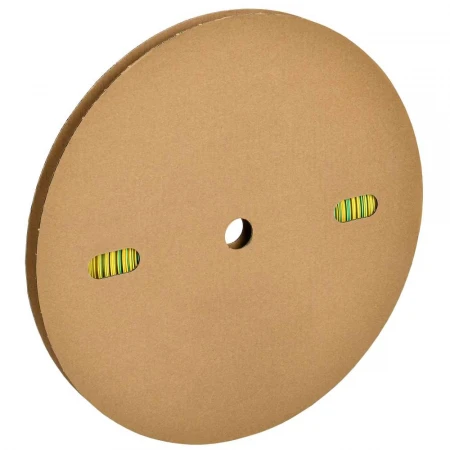 Трубка термоусадочная ТТУ нг-LS 10/5 желто-зеленая (100м/упак) IEK UDRS-D10-100-K52