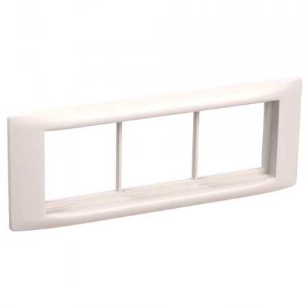 PRIMER Рамка и суппорт на 6 модулей 60мм для кабель-каналов 80х40 и 150х60 белый IEK CKK-40D-RSU6-060-K01