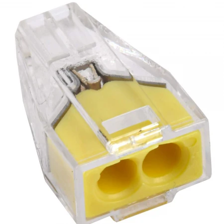 Строительно-монтажная клемма СМК 773-322 желтая (4шт/упак) IEK UKZ-004-322