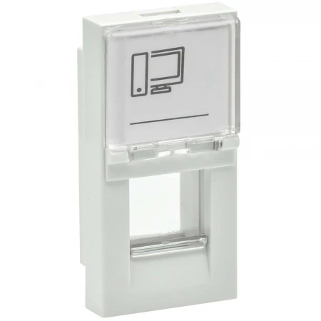 PRIMER Панель лицевая Keystone (1 модуль) белая IEK PR-KK40D-PLK-0-1-K01