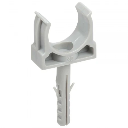 ELASTA Держатель с защелкой и дюбелем CT20 (без винта) IEK CTA10MP-CT20-K41-100