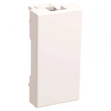Заглушка ЗК-00-01-П на 1 модуль белая IEK CKK-40D-Z01-K01