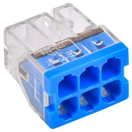 Строительно-монтажная клемма СМК 772-206 компактная IEK UKZ30-206-001