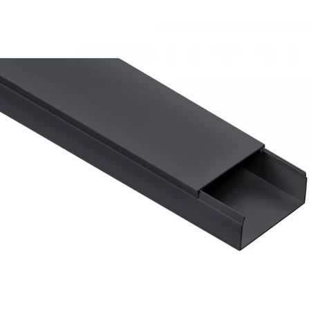 Кабель-канал 80х40 "ЭЛЕКОР" черный (10м) IEK EL-KK10-080-040-1-K02