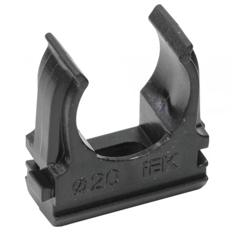 ELASTA Держатель с защелкой CF20 черный IEK CTA10D-CF20-K02-100