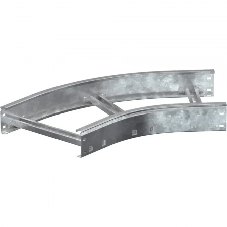 Поворот лестничный LESTA 45град 55х500мм R300 HDZ IEK CPG04-4-45-055-500-HDZ