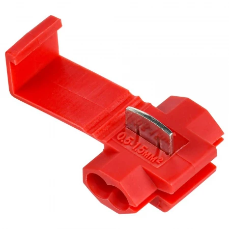 Зажим-ответвитель ЗПО-2 0,5-1,5мм2 красный (100шт) IEK UKW10-1-100