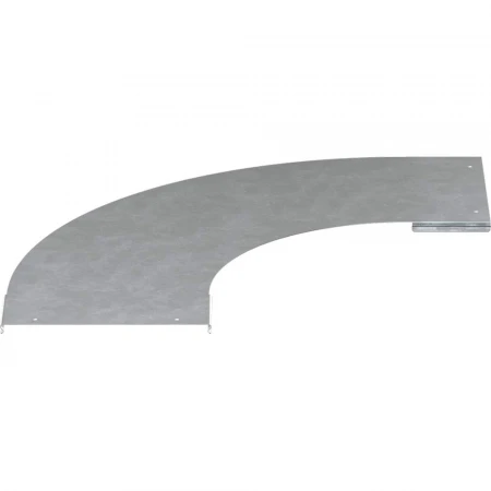 Крышка поворота лестничного LESTA 90град основание 400мм R300 HDZ IEK CPG04D-4-90-400-10-HDZ