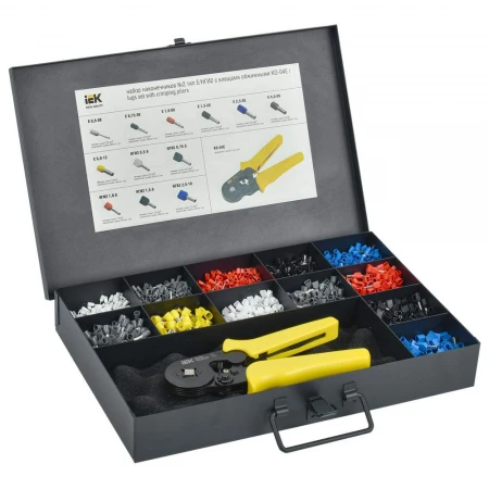 Набор наконечников №2 тип НШВИ/НШВИ(2) с клещ. обж. КО-04 IEK UNE10-N02-13-3451