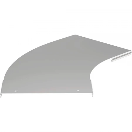 Крышка поворота лестничного LESTA 45град основание 600мм R300 IEK CPG04D-4-45-600-10