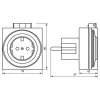 Розетка с таймером Feron TM31 23204 Розетка с таймером Feron TM31 23204