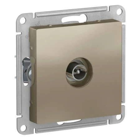 ТВ-розетка Systeme Electric AtlasDesign шампань ATN000593