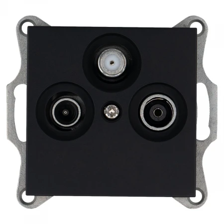 Розетка TV+FM Jasmart G6207PB