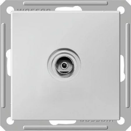 ТВ-розетка оконечная Systeme Electric W59 белая RTS-151-1-86