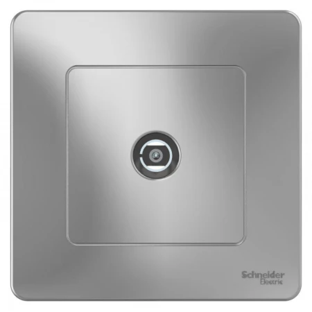ТВ-розетка Systeme Electric Blanca алюминий BLNTS000013