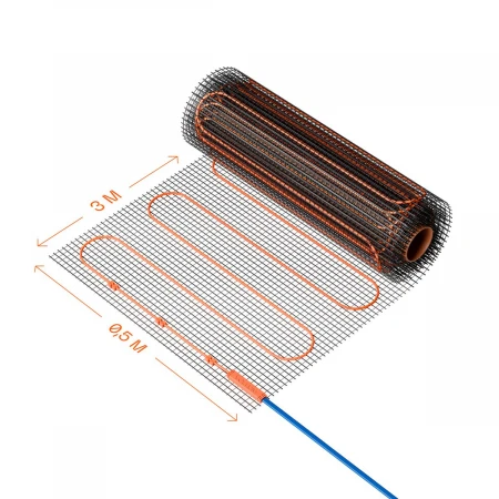 Нагревательный мат Voltum 200 Вт/м 3 м 1,5 м2 VLT01-200-1.5