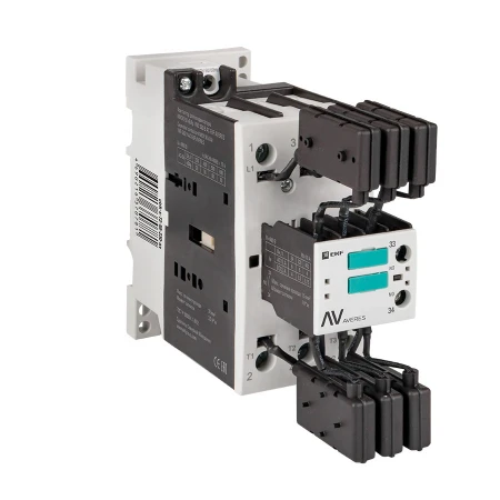 Контактор для конденсатора КМЭК 50 кВАр 230В 1NО EKF AVERES ctrk-s-72-50-230-av