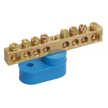 Шина N "ноль" на одном угловом изоляторе ШНИ-6х9-18-У1-С IEK YNN10-69-18C1-K07