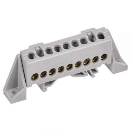 TEKFOR Шина L "фаза" в комбинированном DIN-изоляторе "Стойка" 6х9-7-Ср IEK TF-NN10-07-DP-K03