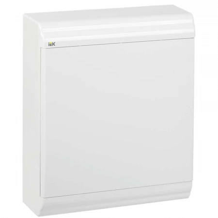PRIME Корпус пластиковый ЩРН-П-24 модуля навесной белый/белая дверь IP41 IEK MKP82-N-24-WD-41-10