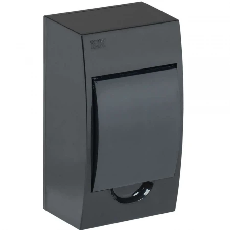 KREPTA 3 Корпус пластиковый ЩРН-П-4 IP41 черный IEK MKP12-N-04-41-K02